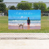 写真カスタムと文字のフォトバナー 横断幕 (インサイチュ)