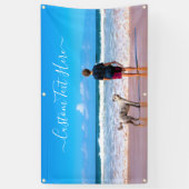 写真カスタムと文字のフォトバナー 横断幕 (縦)