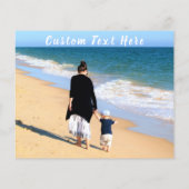 写真カスタムと文字のフォトフライヤー チラシ (裏面)