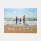 写真カスタムと文字のフォーマットデザイン ドアマット (正面)