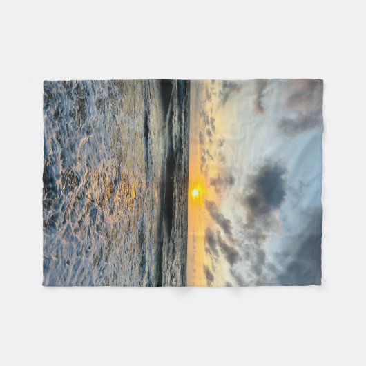 写真カスタムと文字の作成/追加 フリースブランケット (正面(横))