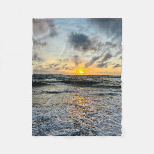 写真カスタムと文字の作成/追加 フリースブランケット (正面)