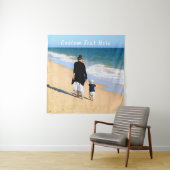 写真カスタムと文字の写真タペストリー タペストリー (インサイチュ(横))