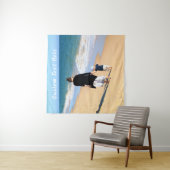 写真カスタムと文字の写真タペストリー タペストリー (インサイチュ)