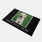 写真カスタムと文字の書式 ドアマット (アングル)