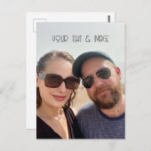 写真カスタムと文字は独自のアートデコを作成 ポストカード (正面/裏面)