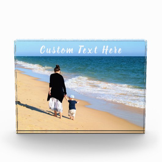 写真カスタムと文字を含むフォトブロック フォトブロック (正面)