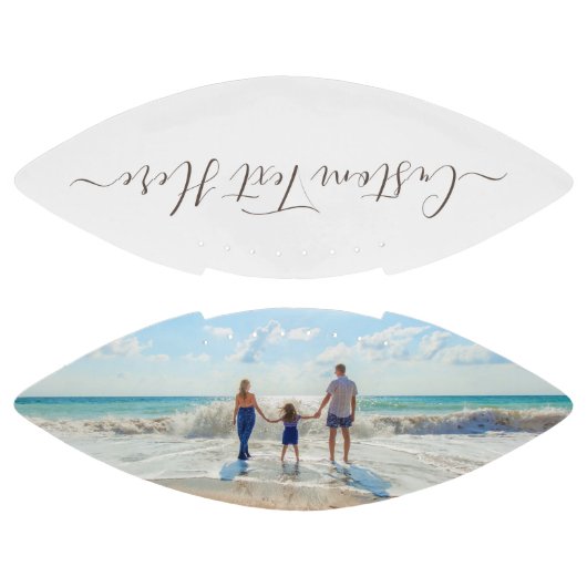 写真カスタムと文字を持つフォトサッカー アメリカンフットボール (パネル)