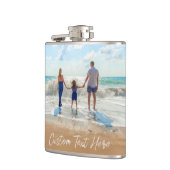 写真カスタムと文字を持つフォトフラスクギフト フラスク (左)