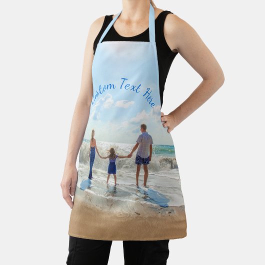 写真カスタムと文字エプロンあなたの写真ギフト エプロン (インサイチュ)