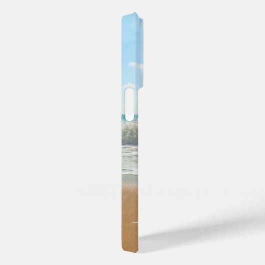 写真カスタムと文字ギフトのパーソナライズされた Case-Mate iPhoneケース (裏面 / 右)