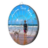 写真カスタムと文字ダーツボード ダーツボード (正面右)