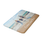 写真カスタムと文字付きフォトバスマット バスマット (アングル)