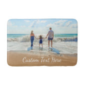 写真カスタムと文字付きフォトバスマット バスマット (正面)