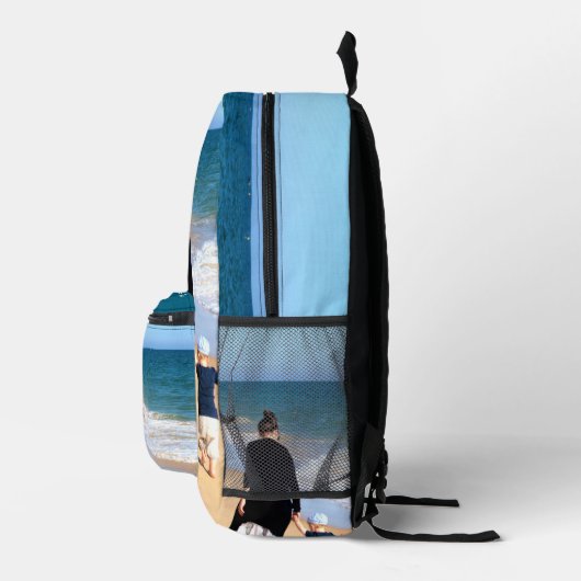 写真カスタムと文字付きフォトバックパック プリントバックパック (右)