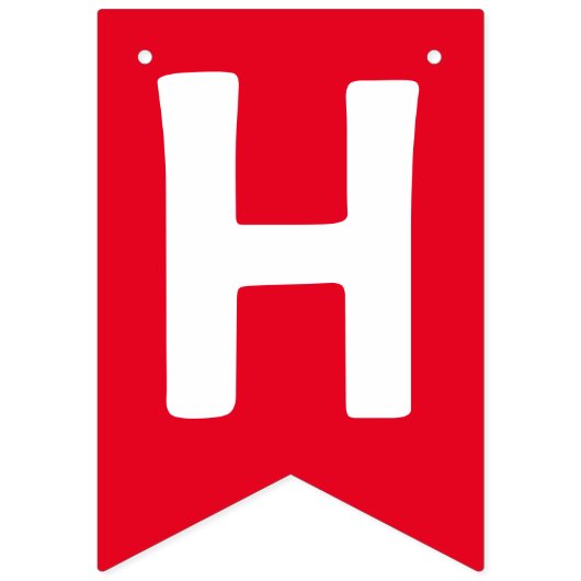 写真カスタムと文字誕生日のバンティングフラグ バンティングフラッグ (第2の旗)