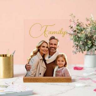 写真カスタムと文字 アクリルサイン