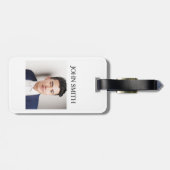 写真カスタムとQRコード ラゲッジタグ (裏面横)