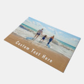 写真カスタムのお気に入りの文字 ドアマット (アングル)