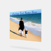 写真カスタムのアクリルサインと文字名 アクリルサイン (傾斜)