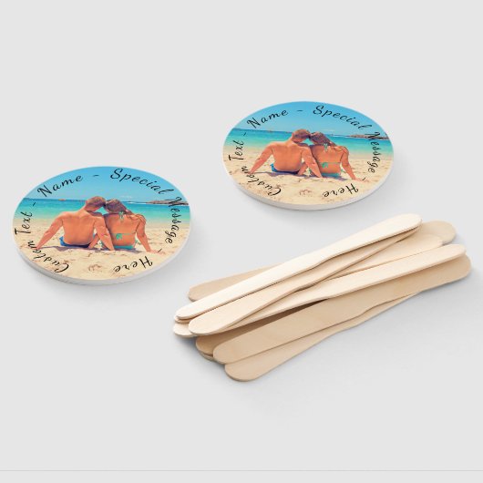 写真カスタムのハンドファンと文字名 ハンドファン (組立なし)