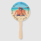 写真カスタムのハンドファンと文字名 ハンドファン (裏面)