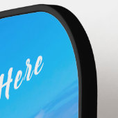 写真カスタムのピックボールパドルと文字名 ピックルボールラケット (左詳細)