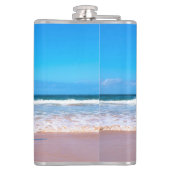 写真カスタムのフラスクギフトあなたの写真と文字 フラスク (裏面)