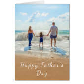 写真カスタムの父のデイカードと文字 (正面)