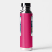写真カスタムの結婚ピンク ウォーターボトル (右面)