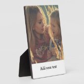 写真カスタムの追加文字パーソナライズされた フォトプラーク (側面)