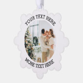 写真カスタムの オーナメントカード (左)