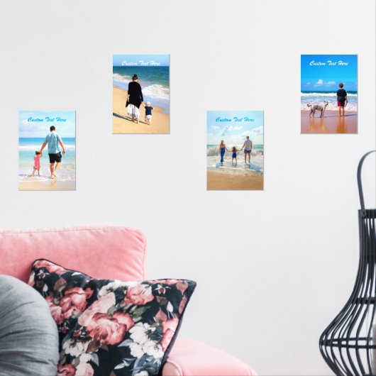 写真カスタムや文字を設定するフォトウォールアート (リビング)