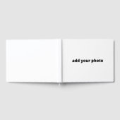 写真カスタムをテキストに追加カスタムする ゲストブック (全面)