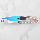 写真カスタムウェイターのコルク栓抜き文字 ソムリエナイフ (正面)