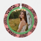 写真カスタムオーナメント雪 メタルオーナメント (正面)