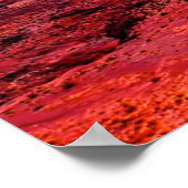 写真カスタムカラフルサンセットモニュメントバレーユタ ポスター (角)