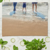 写真カスタムキッチンタオルあなたの写真と文字 キッチンタオル (折り畳み)