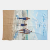 写真カスタムキッチンタオルあなたの写真と文字 キッチンタオル (横)