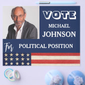 写真カスタムキャンペーン政治 チラシ (シングル)