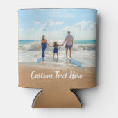 写真カスタムクーラーボックスと文字名 缶クーラー (正面)