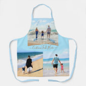 写真カスタムコラージュのエプロンあなたの写真と文字 エプロン (正面)