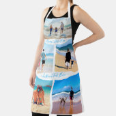 写真カスタムコラージュのエプロンと文字 エプロン (インサイチュ)