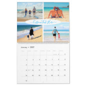 写真カスタムコラージュのカレンダーギフトと文字 カレンダー (1月 2027)
