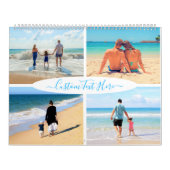 写真カスタムコラージュのカレンダーギフトと文字 カレンダー (カバー)