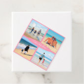 写真カスタムコラージュのギフトラベルと文字 フェイバータグ (インサイチュ)