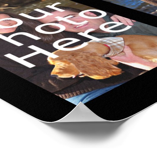 写真カスタムコラージュのポスター、3枚 ポスター (角)