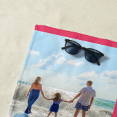 写真カスタムコラージュビーチタオルと文字 ビーチタオル (インサイチュ)