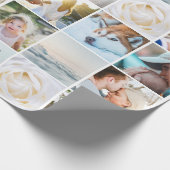 写真カスタムコラージュモダン ラッピングペーパー (角)