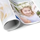 写真カスタムコラージュモダン ラッピングペーパー (ロールコーナー)